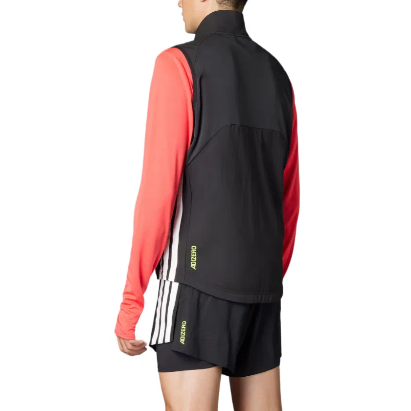Мужской жилет для бега Adizero Adidas, Black — фото 2