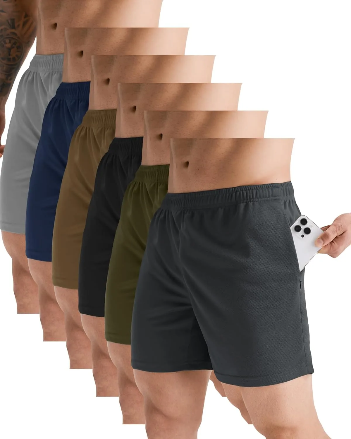 

Легкие сетчатые шорты для бега и тренировок Quick Dry intialulu