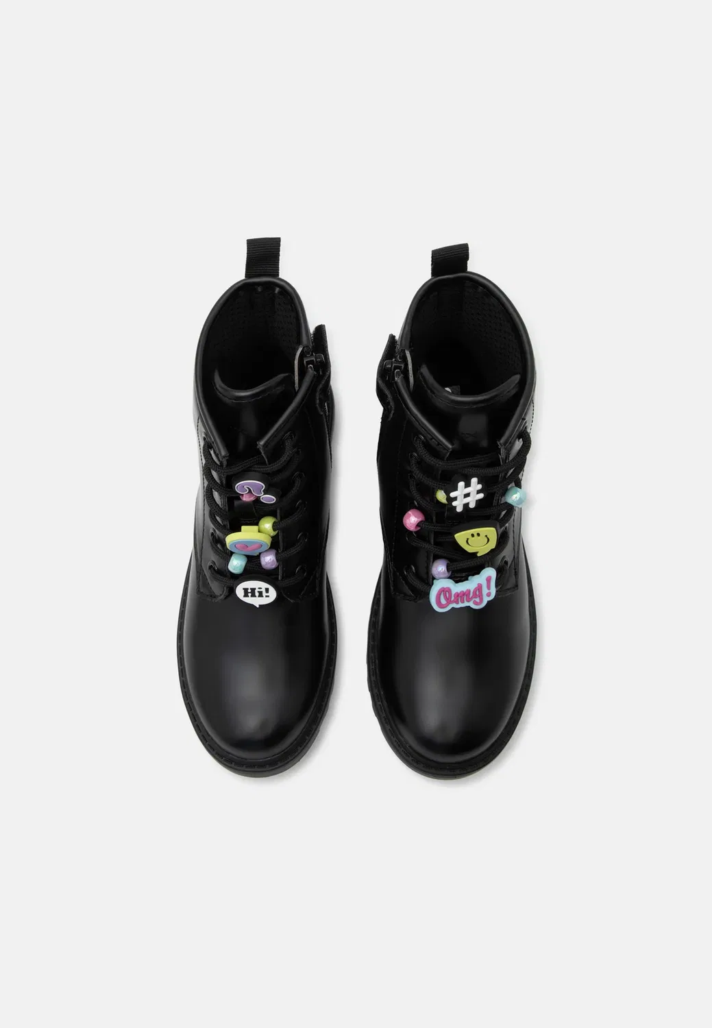 Casey girl - ботильоны на шнуровке Geox, Black/Multicolor