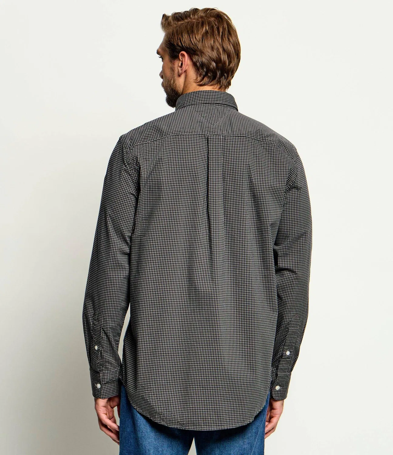 Рубашка с длинным рукавом Th Flex Tommy Hilfiger, Grigio — фото 4
