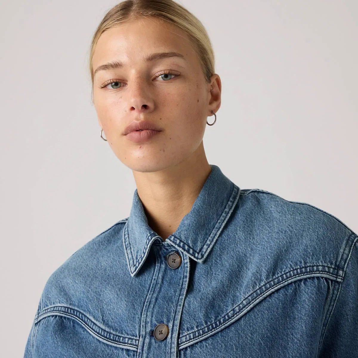 Куртка Dani в стиле вестерн Харрингтон Levi's, Yeah Look Otw - Medium Wash — фото 2