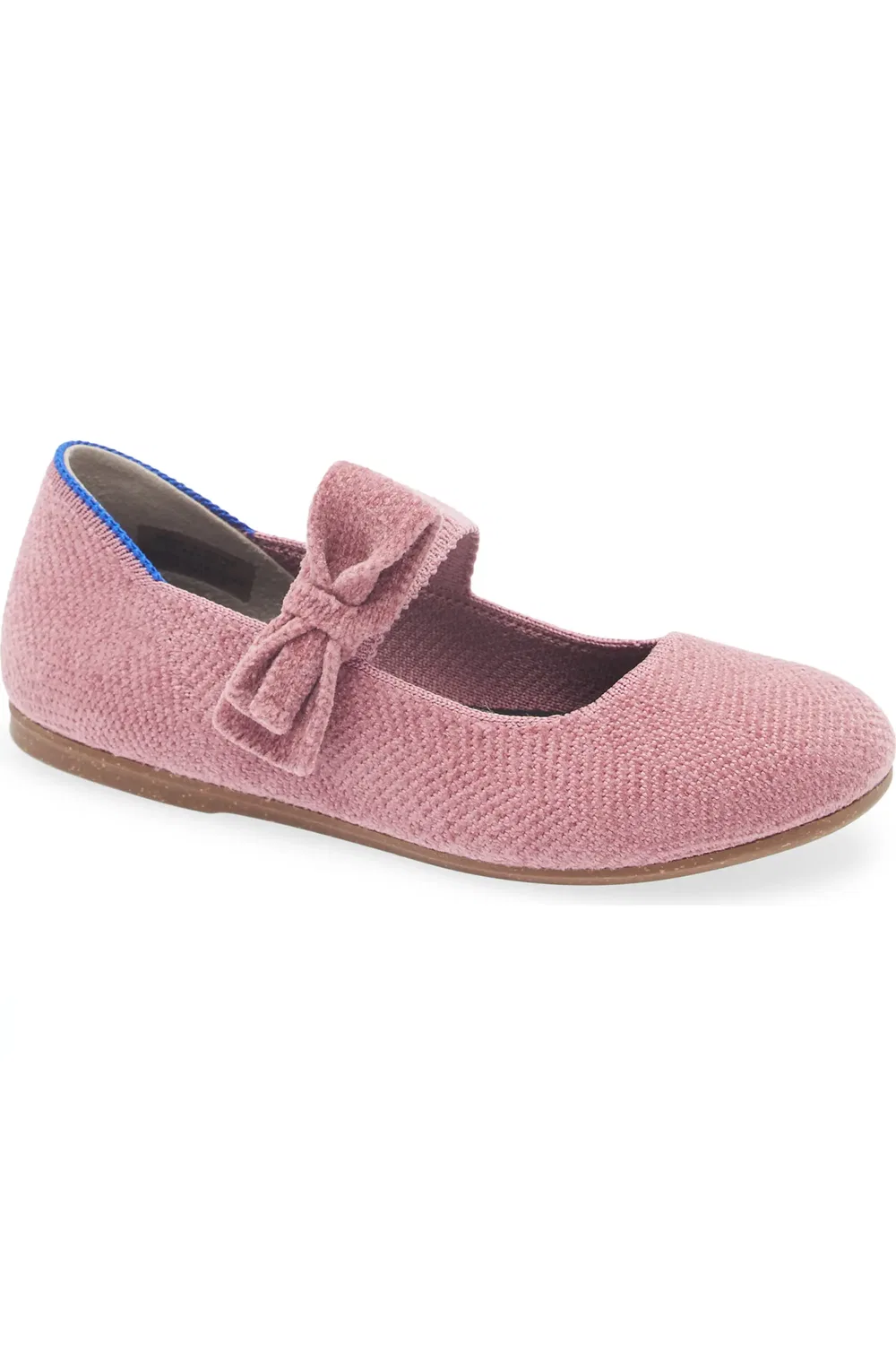 Детские туфли Мэри Джейн с бантом ReVelvet Rothy's, Revelvet Lilac