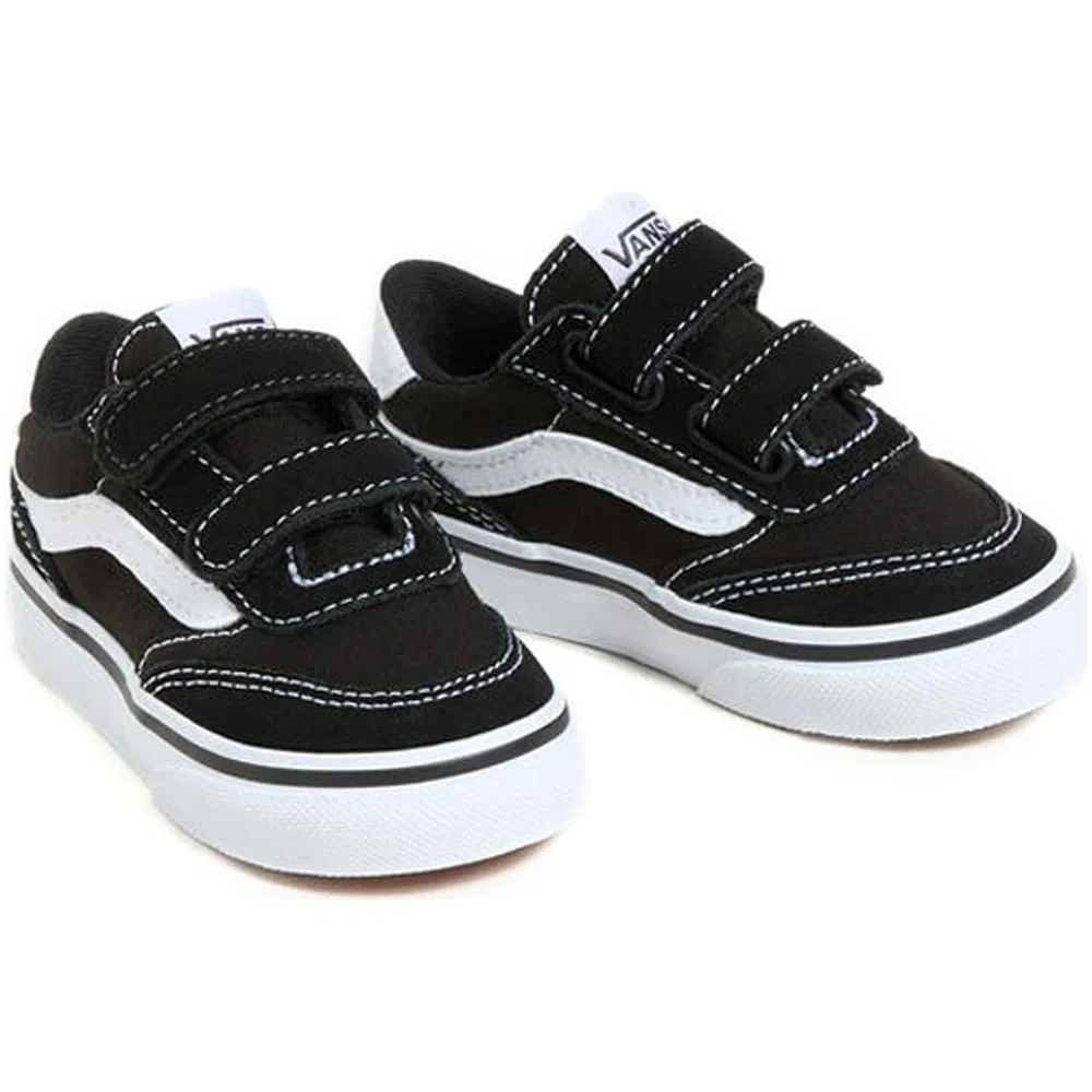 Детские кроссовки с застежкой на липучках Brooklyn LS V Vans — фото 2