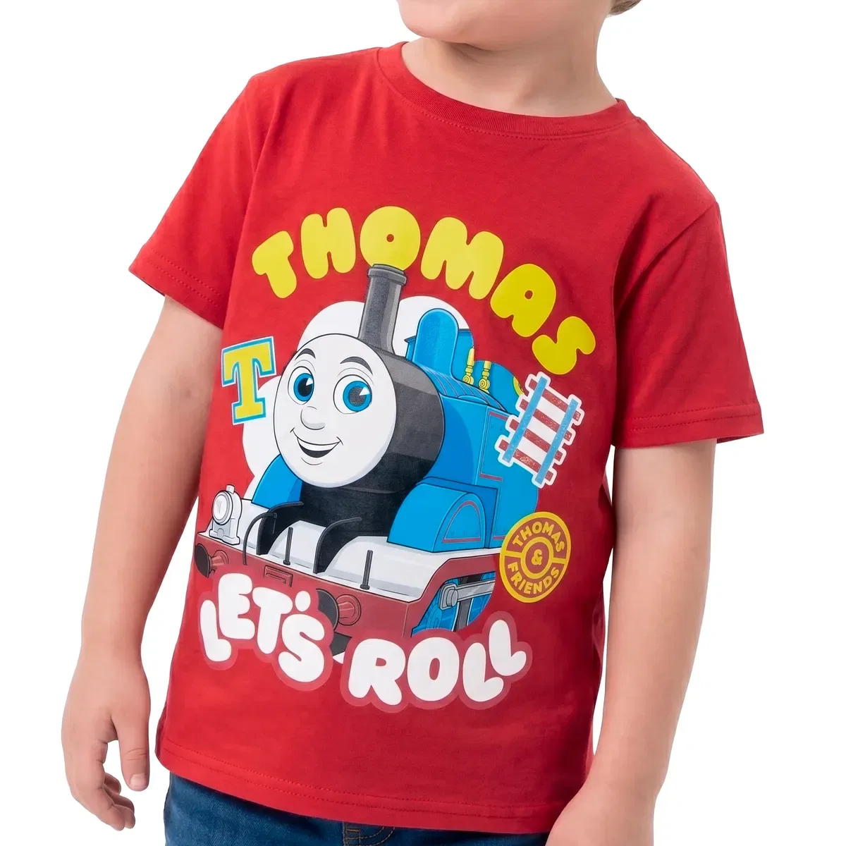 Детская футболка с принтом Thomas the Tank Engine Thomas & Friends, Red — фото 3
