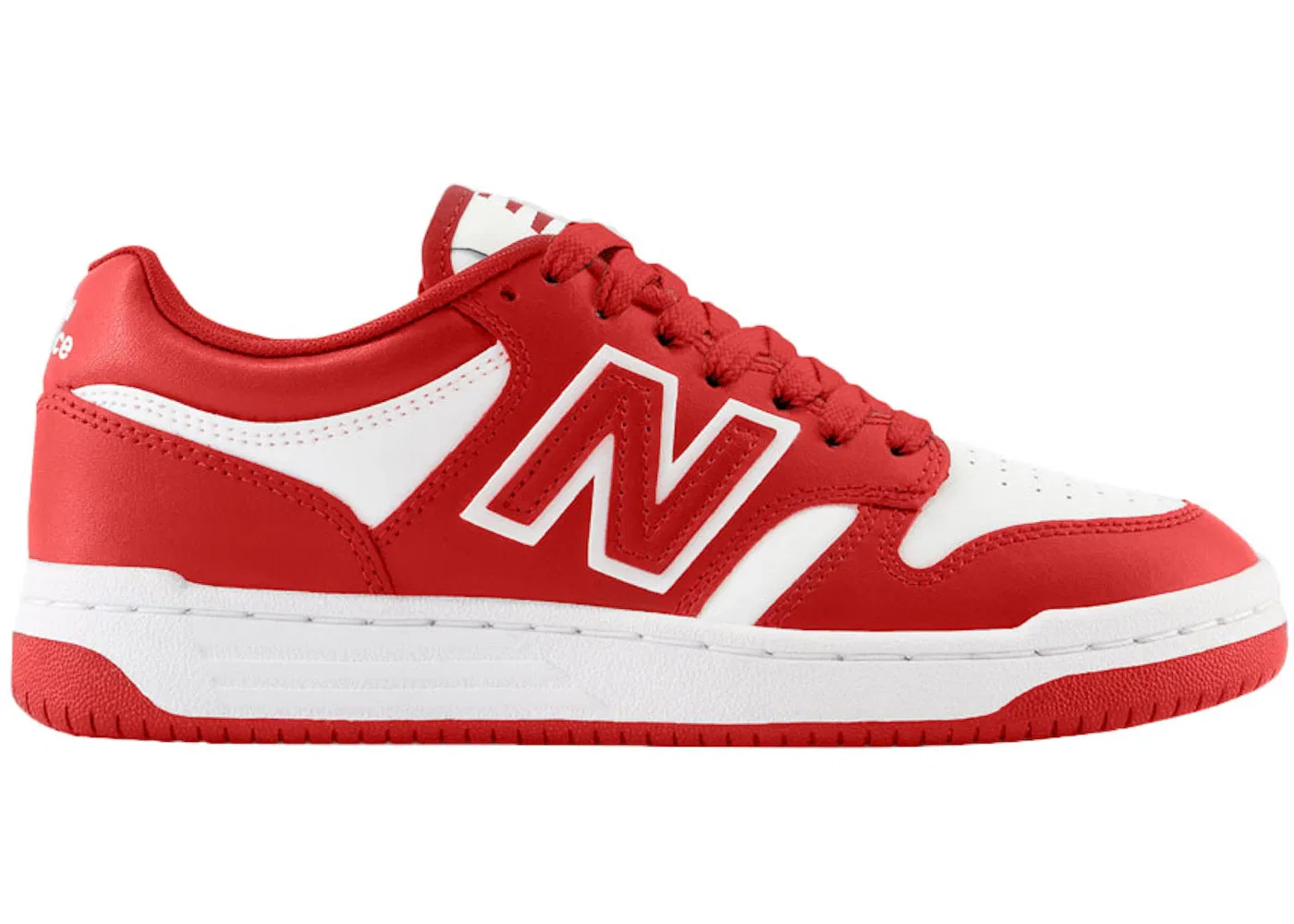 Детские кроссовки для мальчиков с ретро-стилем New Balance 480, White/Red