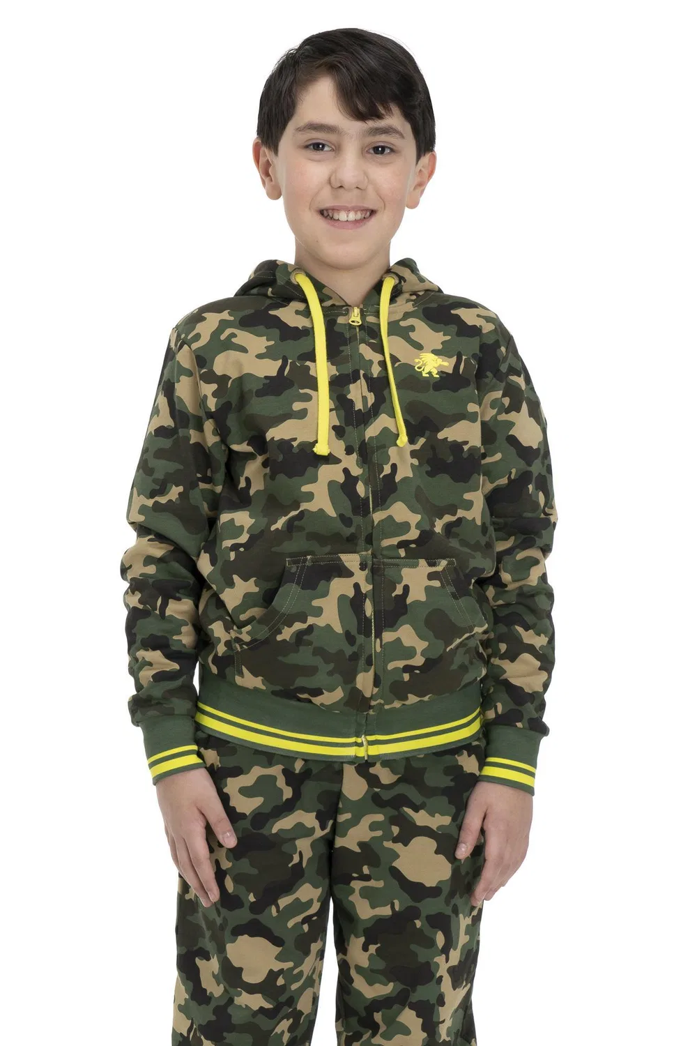 Детское худи с принтом Bold Camo Leone 1947 Apparel, Bunt