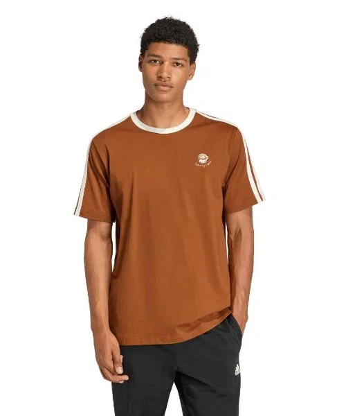 Мужская футболка с принтом Coffee Cup Adidas, Brown