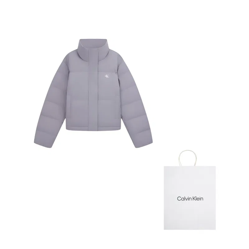 Женский пуховик с подарком Gift Box Set, Calvin Klein, Gray Purple