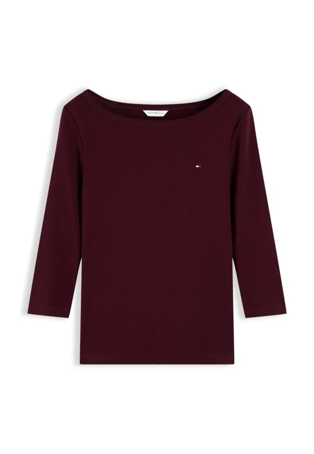 Коди - футболка с длинными рукавами Tommy Hilfiger, Deep Burgundy — фото 4