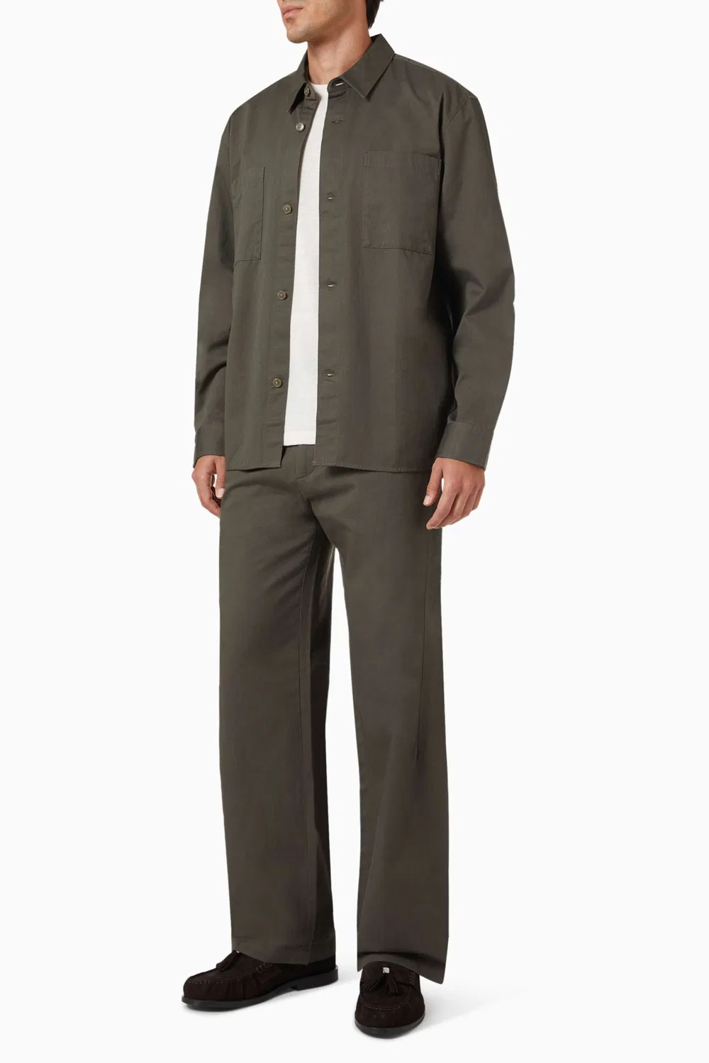 Рубашка овершот из твила Garment Wash Overshirt Calvin Klein — фото 2