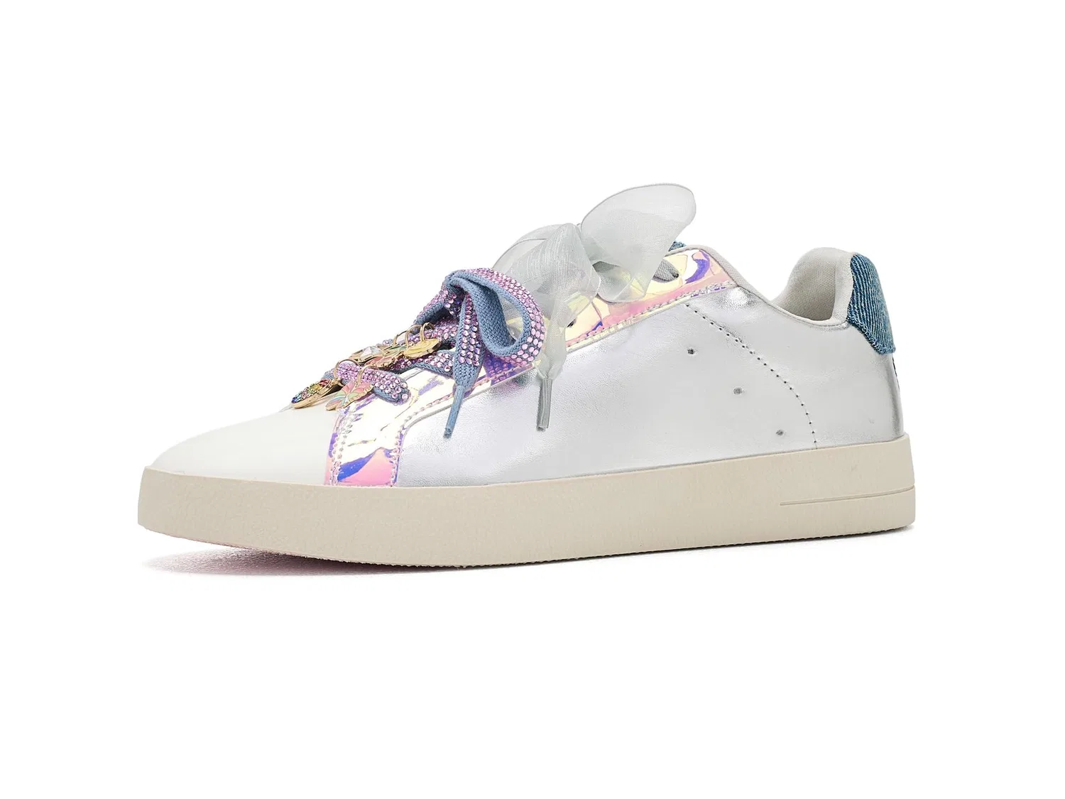 Кроссовки Rush (для маленьких и больших детей) Steve Madden Kids, Silver Multi