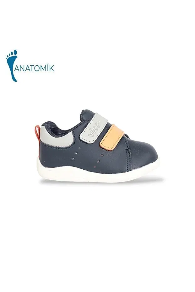 Детские туфли для девочек с ортопедической стелькой Vicco, Navy Blue