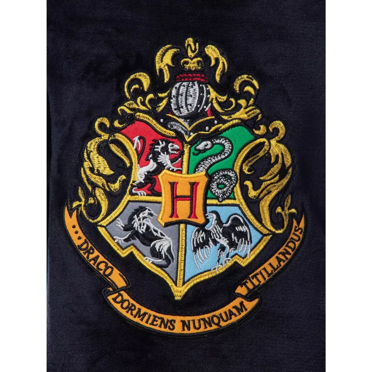 Детская пижама-ночнушка реглан с принтом Harry Potter Hogwarts Houses Crest Raglan Pajama Nightgown INTIMO, Hogwarts Crest — фото 3
