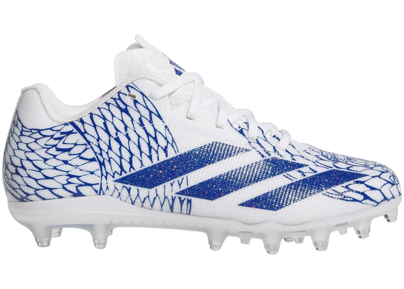 Детские бутсы Exotic Speed Pack Adidas Adizero Electric.2 II, Cloud White/Royal Blue/Cloud White