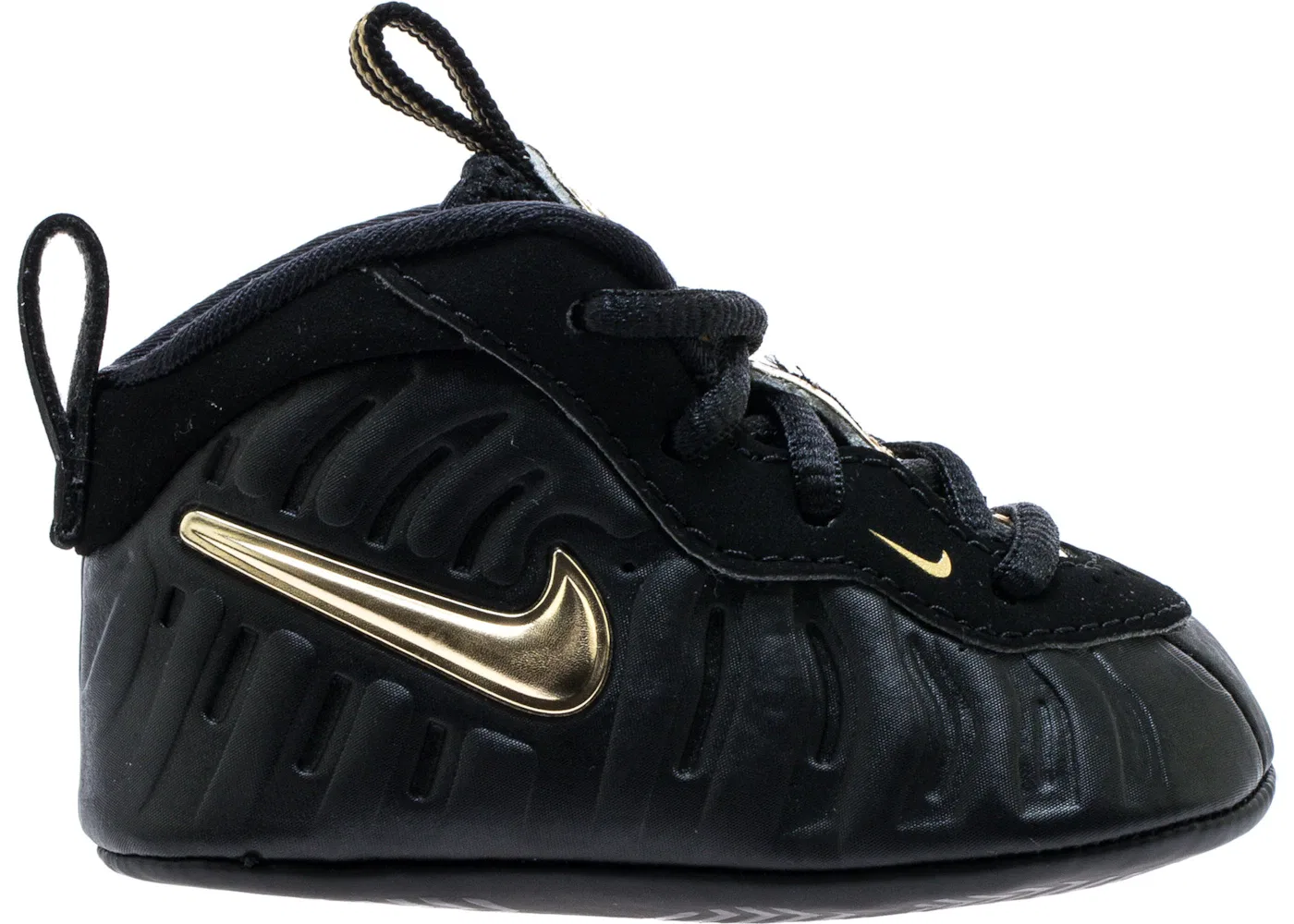 Детские кроссовки Lifestyle Nike Air Foamposite Pro Nike, Black/Metallic Gold-Black