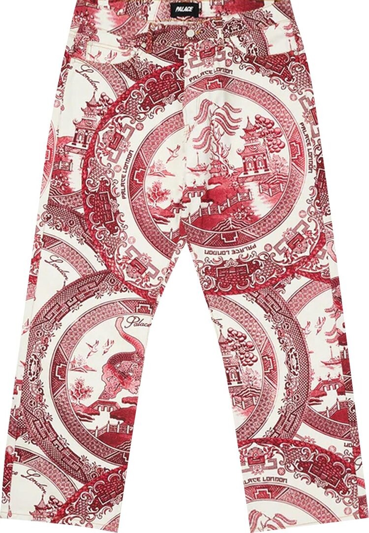 

Брюки Palace China Plate Trousers 'Red', красный