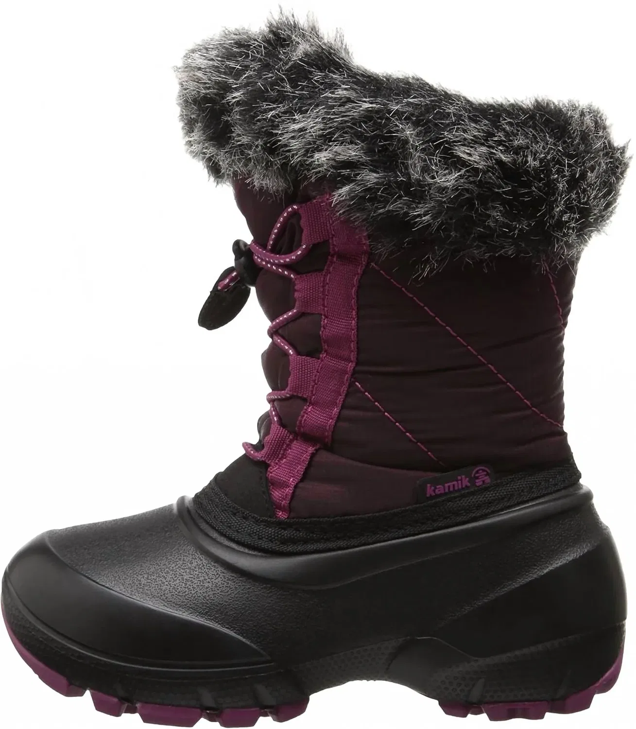 Детские зимние ботинки утепленные с сьемным вкладышем Empress Boot kamik, Berry — фото 2