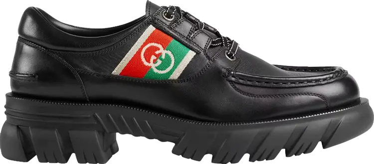 

Кроссовки Gucci GG Romance Lace-Up Black, черный