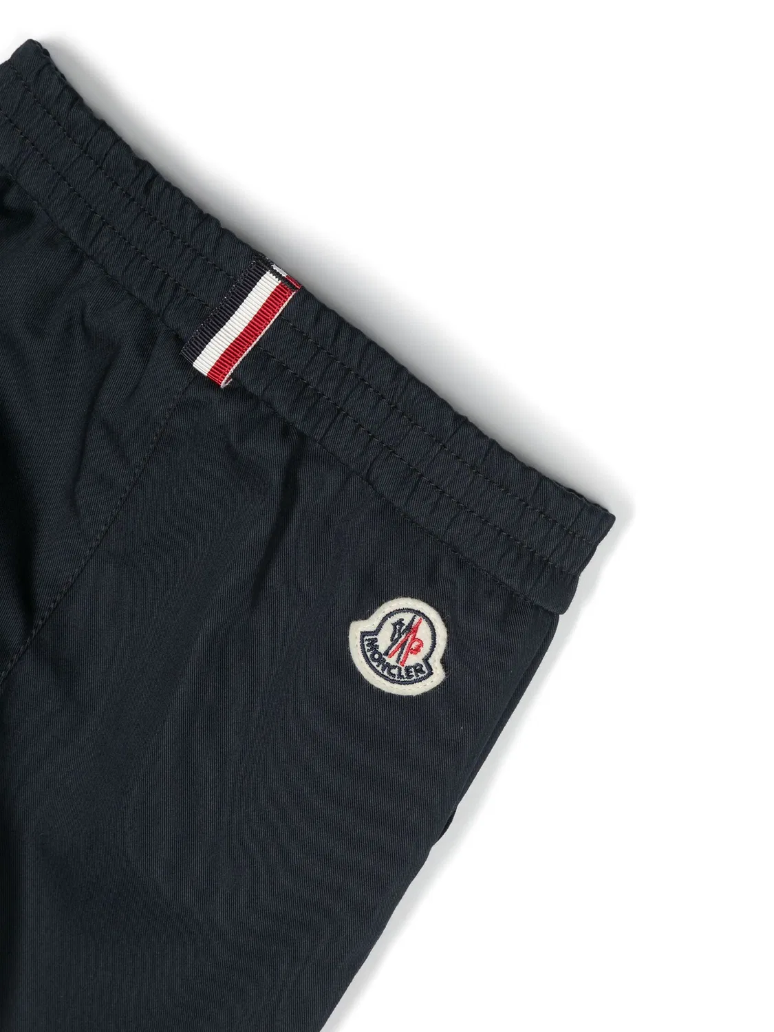 Штаны с логотипом для мальчиков Moncler, темно-синий — фото 2