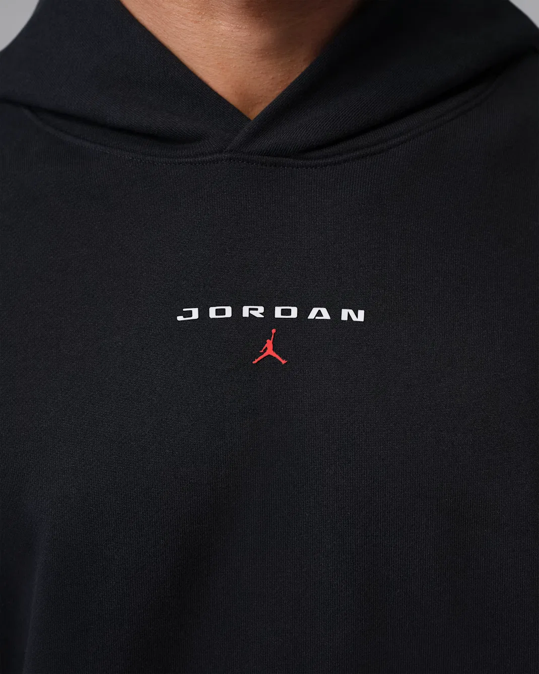 Мужская толстовка с капюшоном оверсайз Jordan Flight Fleece, Black — фото 4