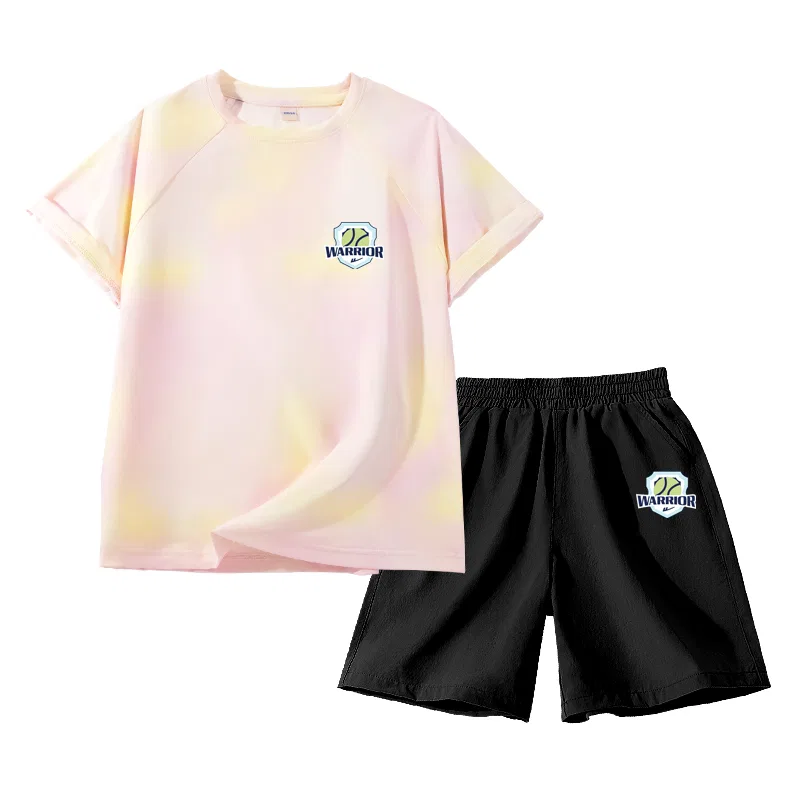 Детский спортивный комплект с принтом Tennis Badge K Pink Yellow/H Tennis Badge K-Black/H Tennis Badge K WARRIOR