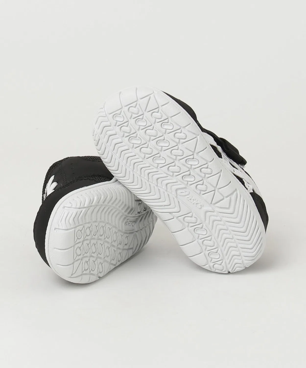Детские кроссовки с липучкой ASICS MYSEL BABY, Black/White — фото 3