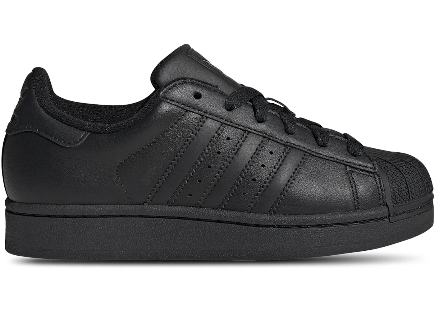 Детские кроссовки Lifestyle с ракушечным мыском Adidas Superstar II, Core Black