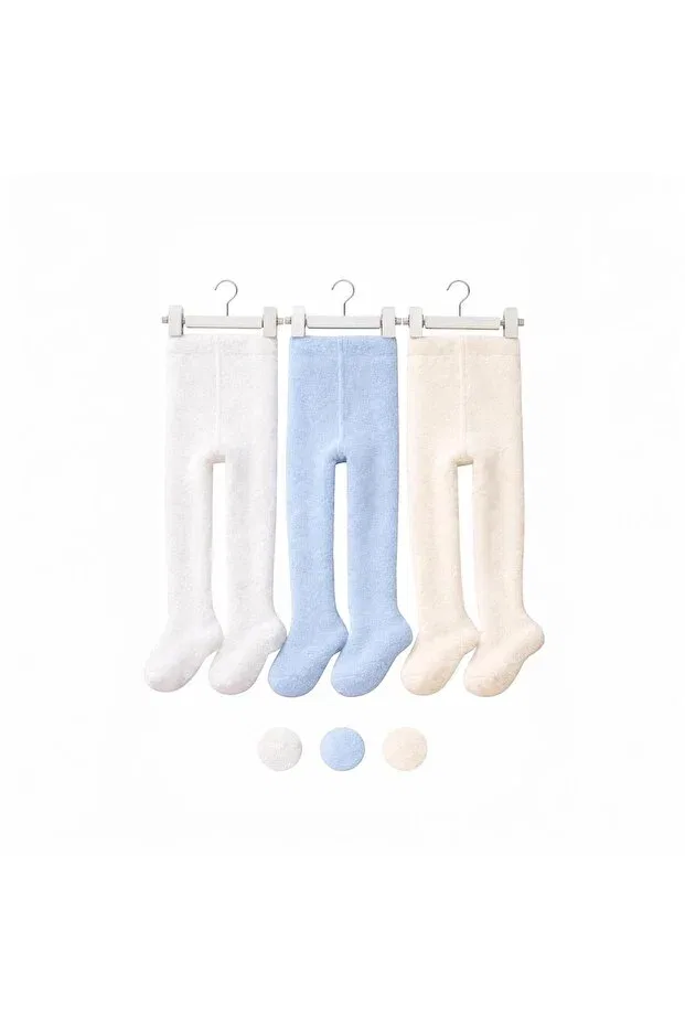 Детские носки-колготки махровые 3 шт Yetiş, Multicolor