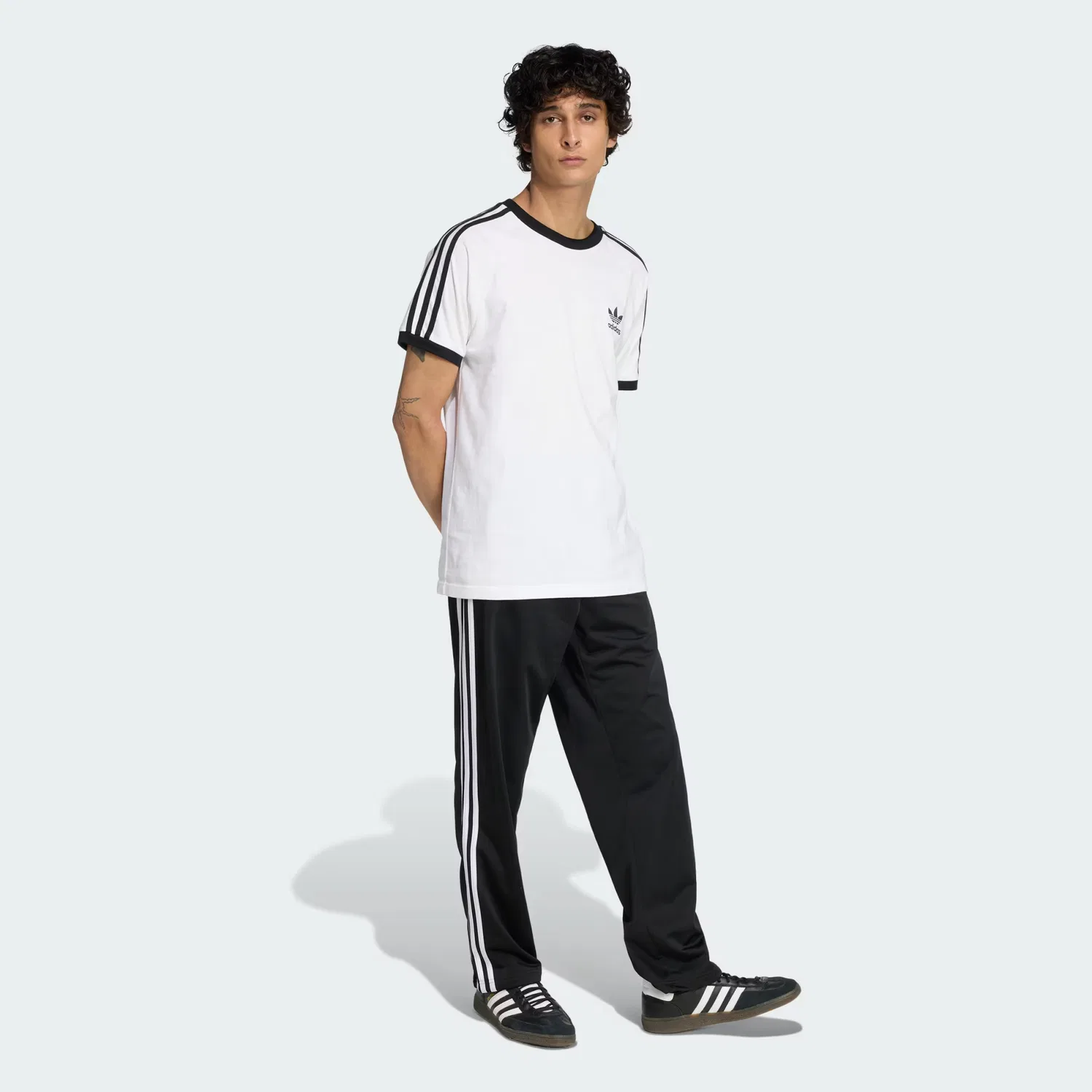Мужские спортивные брюки на завязках Firebird Adidas Originals, черный — фото 4