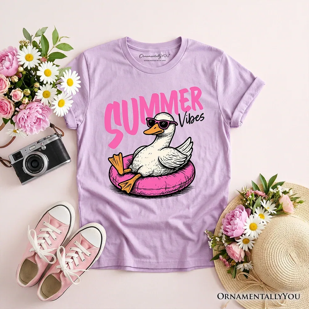 Детская футболка для мальчиков с принтом Summer Vibes Goose OrnamentallyYou, Violet