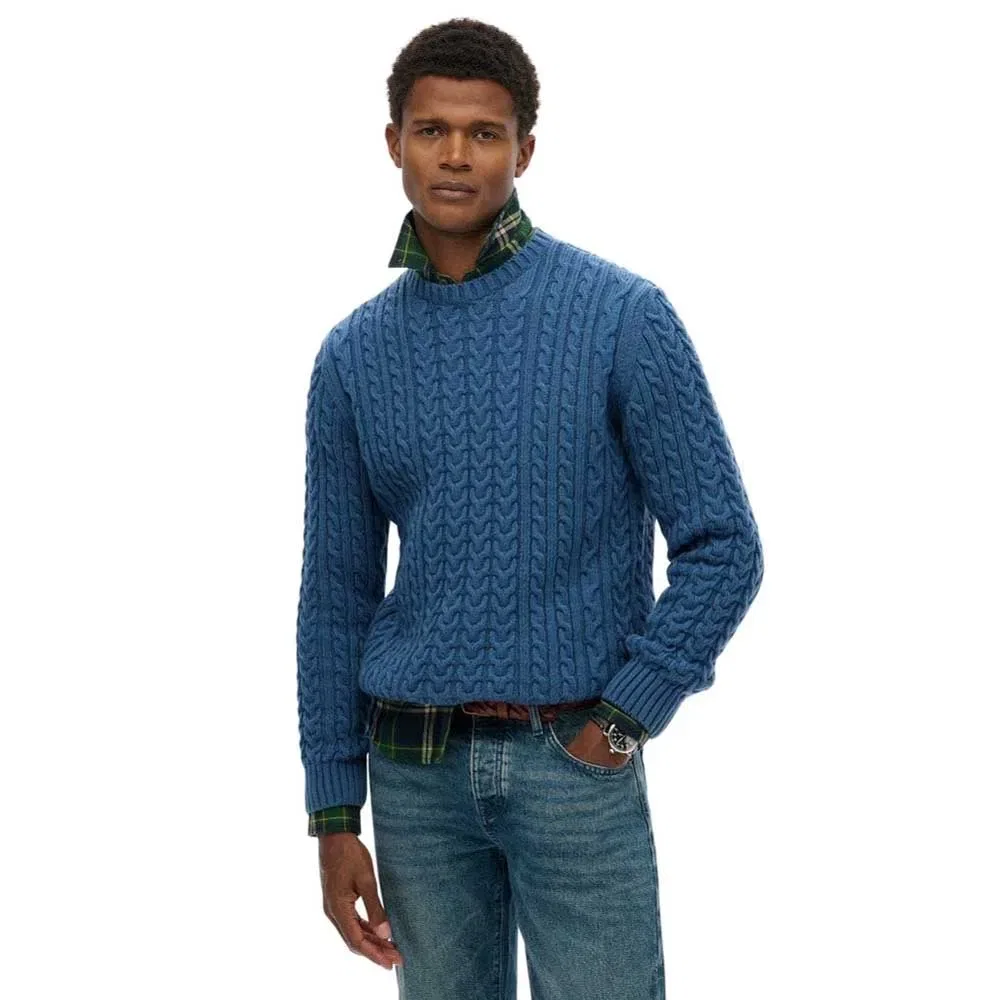 Свитер Jacob Superdry, синий
