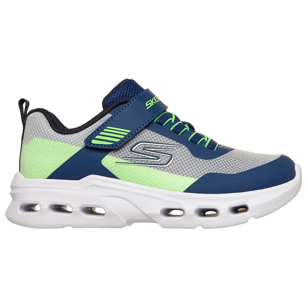 Детские кроссовки для мальчиков с геометрической подошвой Skechers Glide-Step Aero, White