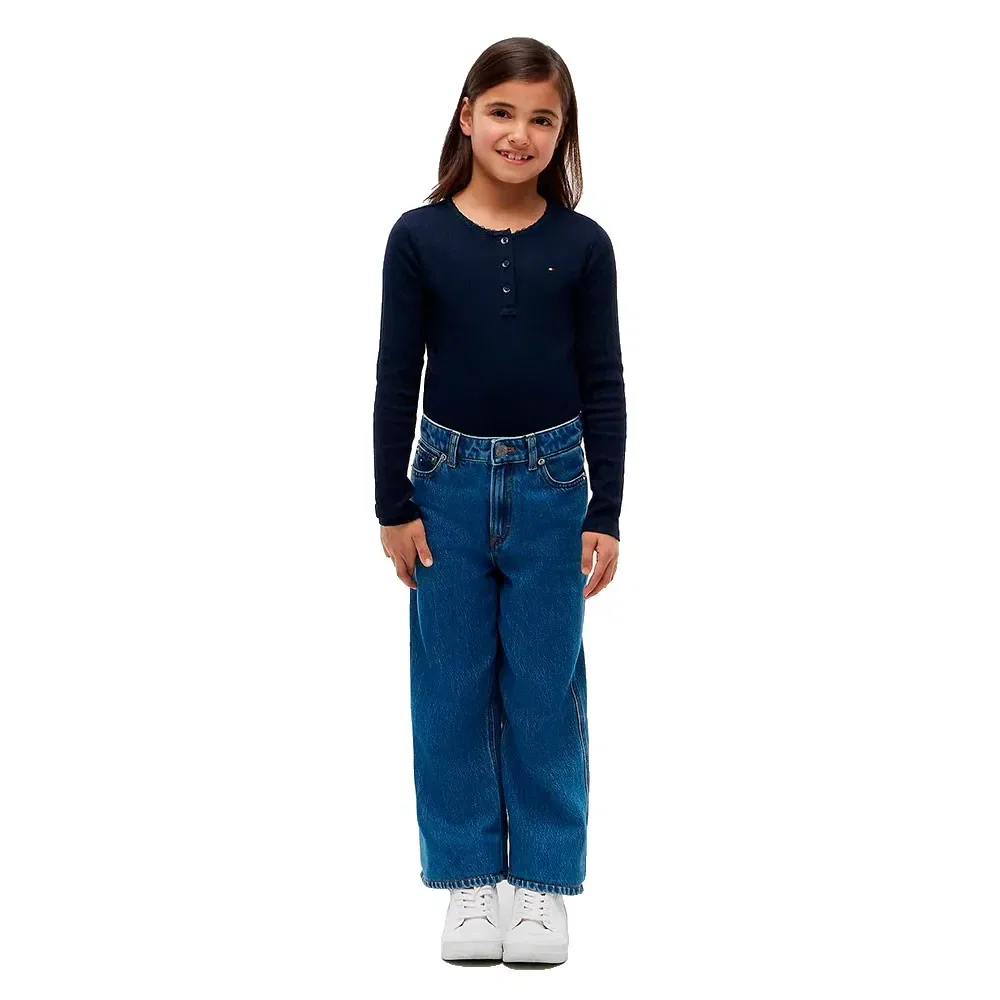 Детская футболка с длинным рукавом Tommy hilfiger KG0KG09463, Blue — фото 4