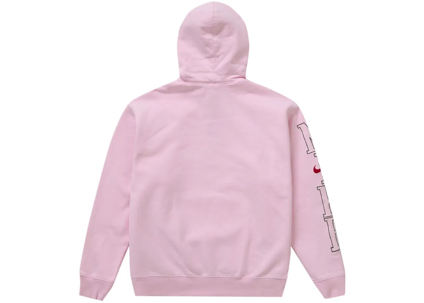 Мужская худи с принтом Supreme Nike Sweatshirt, Light Pink — фото 2