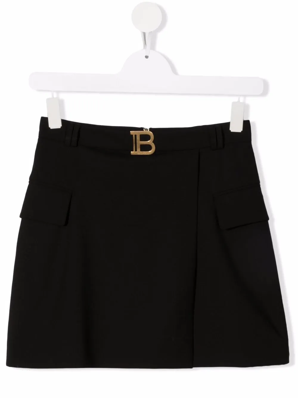 

Юбка с логотипом Balmain Kids, черный