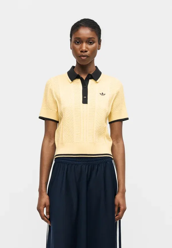 Футболка поло Adidas Originals, ванильный — фото 3