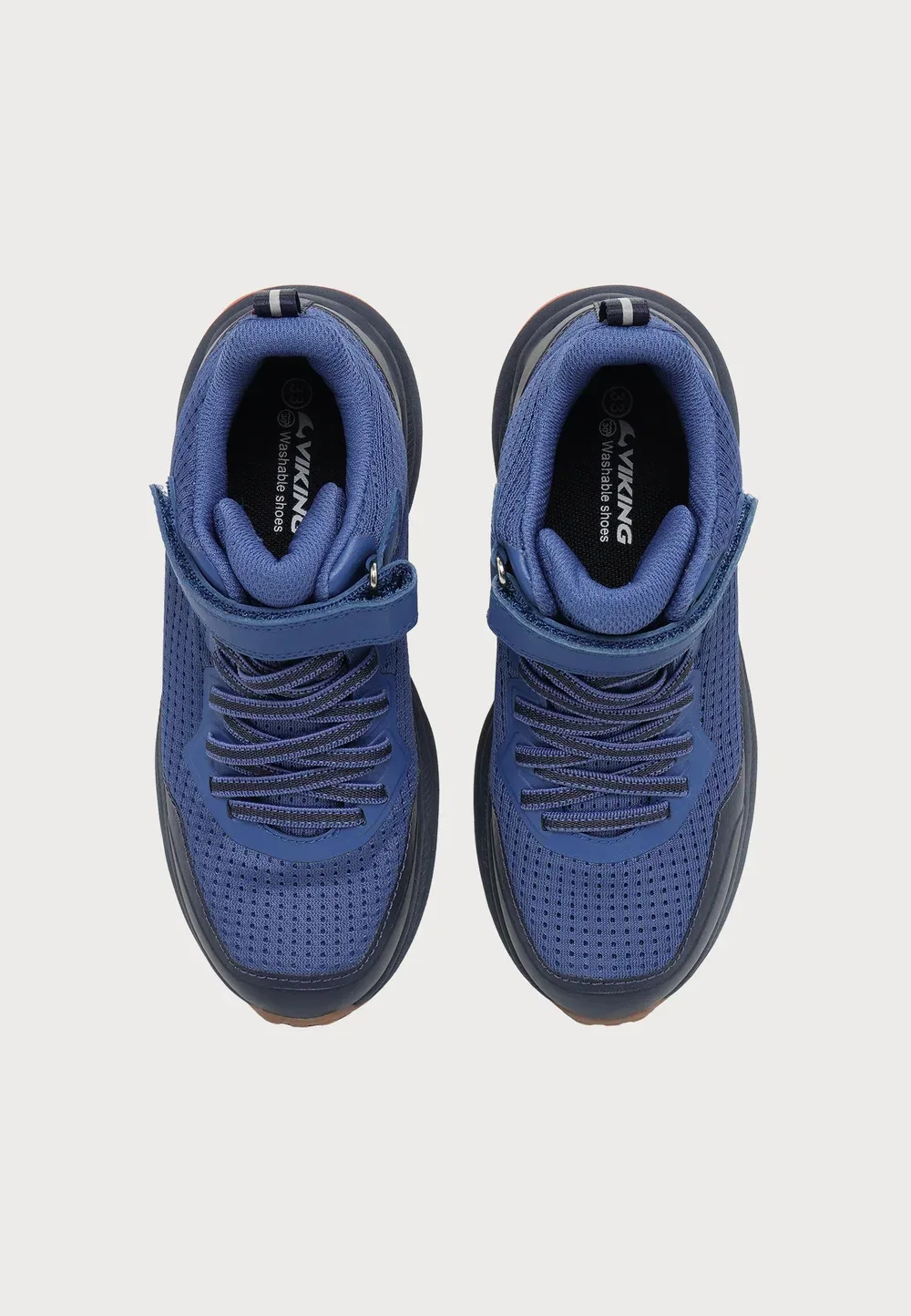 Кроссовки Flow mid унисекс Viking, Blue/Navy — фото 4