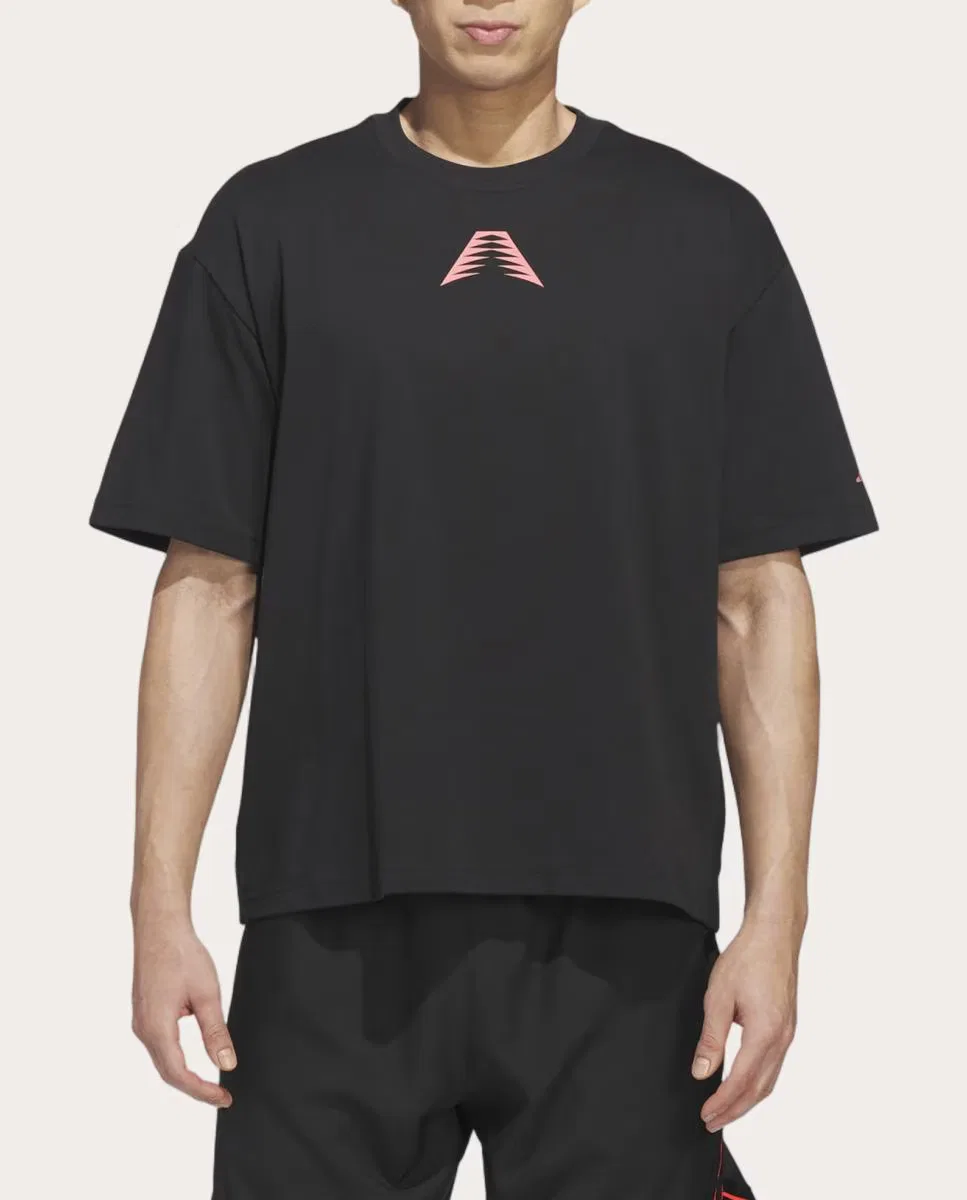 Мужская футболка, Baloncesto Anted, adidas, черный