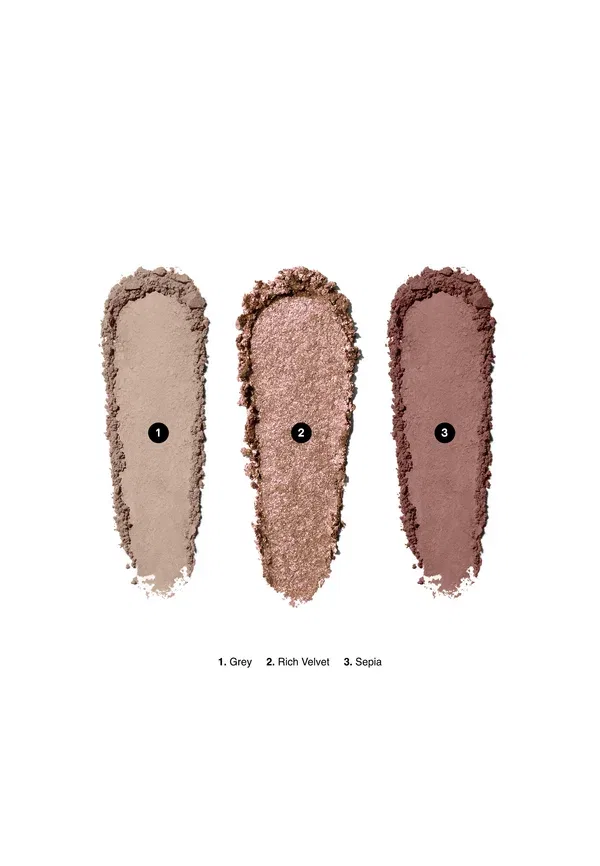 Незаменимое трио теней для век - палетка теней 4.4 г Bobbi Brown, цвет smokey plum — фото 4