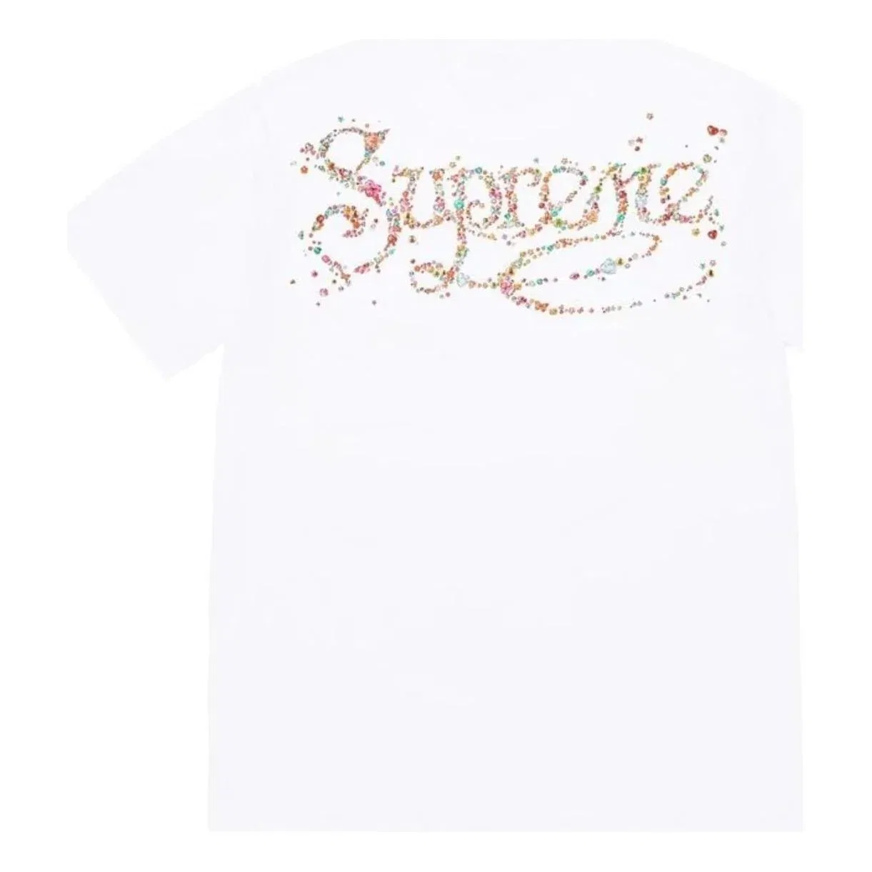 Мужская футболка FW26 Gems T-Shirt 'White' Supreme, белый