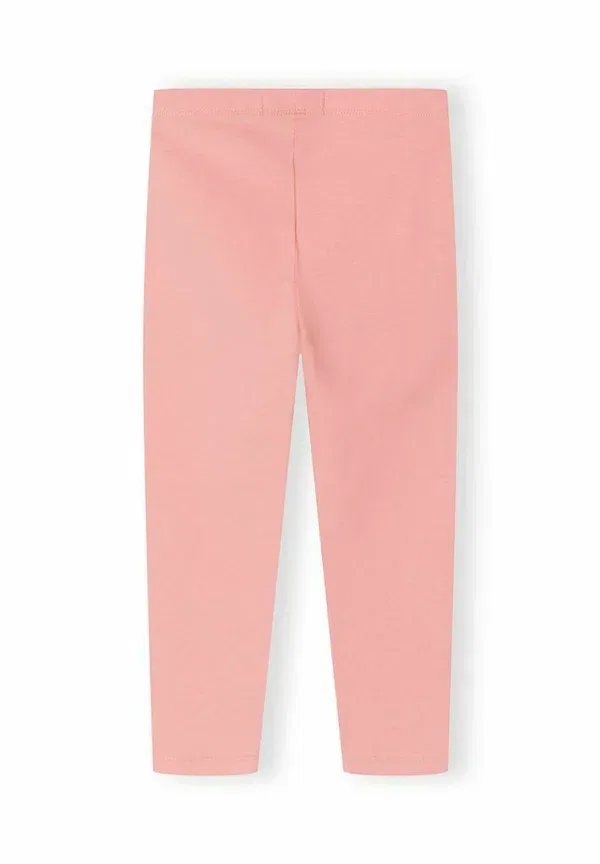 Леггинсы хлопковые 5 pack classic Minoti, Pink, Coral, Grey, розовый/серый — фото 3