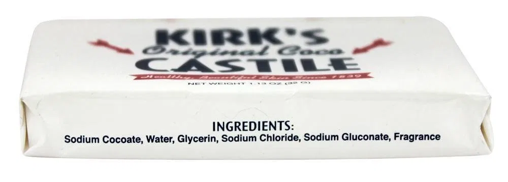 Мыло Кастильское Kirk's Original 1.13 oz — фото 3