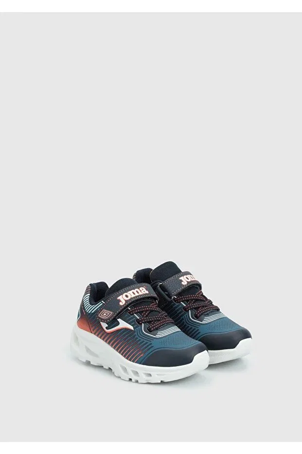 Детские кроссовки для мальчиков с принтом Aquıles jr 2503 navy blue orange navy blue Joma, Navy Blue — фото 2