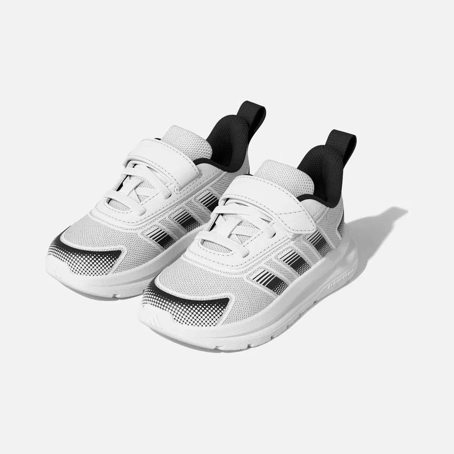 Детские спортивные кроссовки с закрытым носком Tensaur Run 4.0 El I adidas, Розовый — фото 3