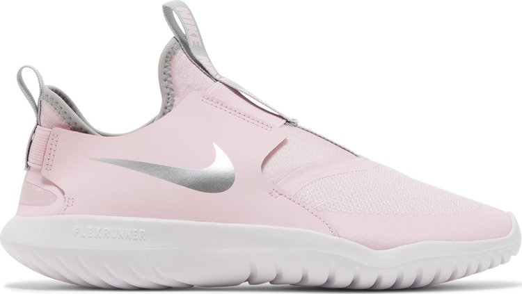 Кроссовки Nike Flex Runner GS 'Pink Foam Metallic Silver', розовый - фото