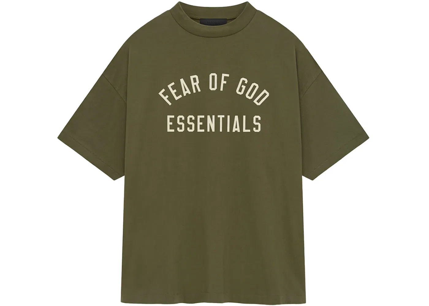 Мужская футболка с круглым вырезом из джерси Tee Fear of God, Military