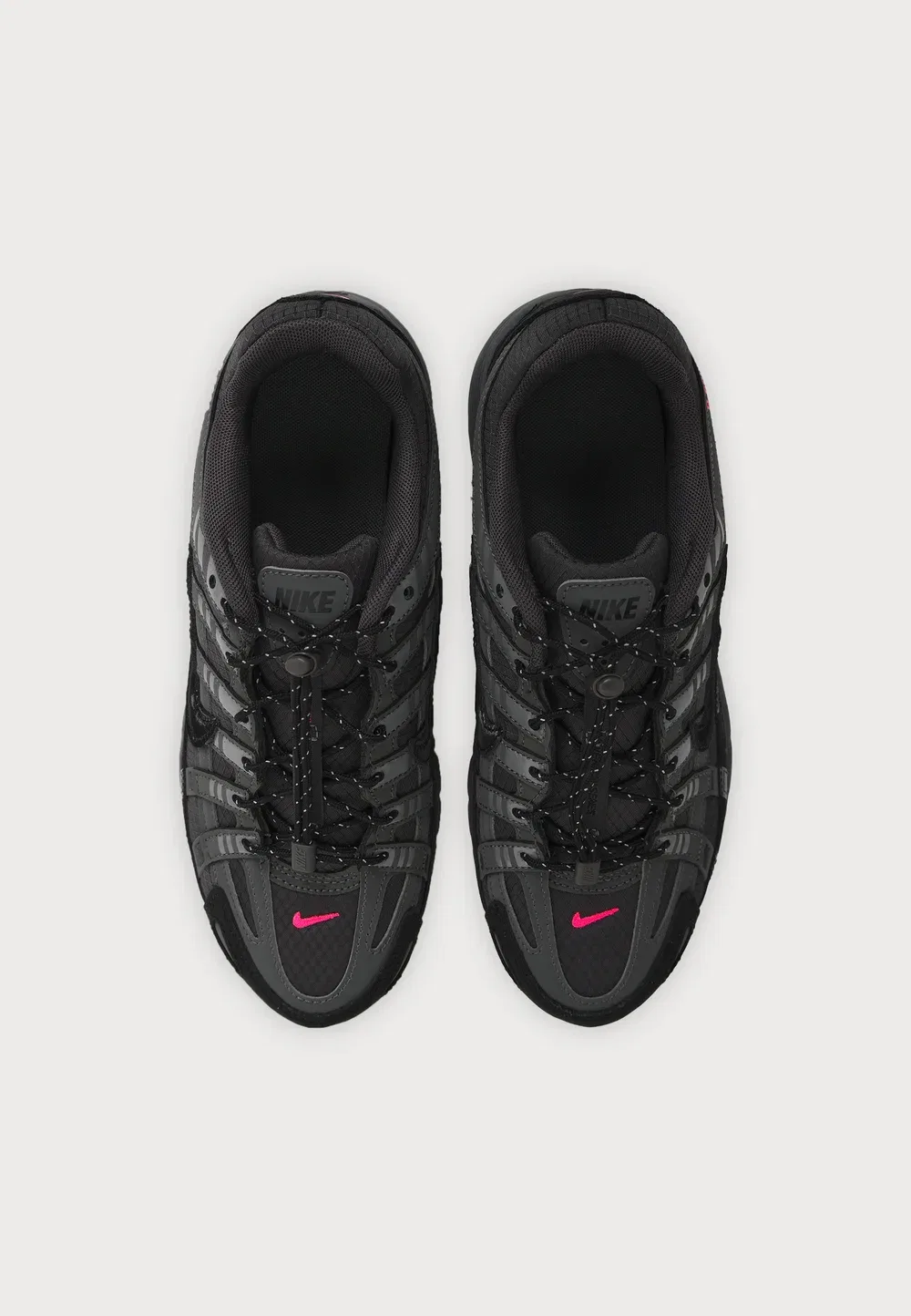 Кроссовки P-6000 rps bg унисекс Nike Sportswear, Med Ash/Black/Iron Grey/Hyper Pink/Smoke Grey — фото 4