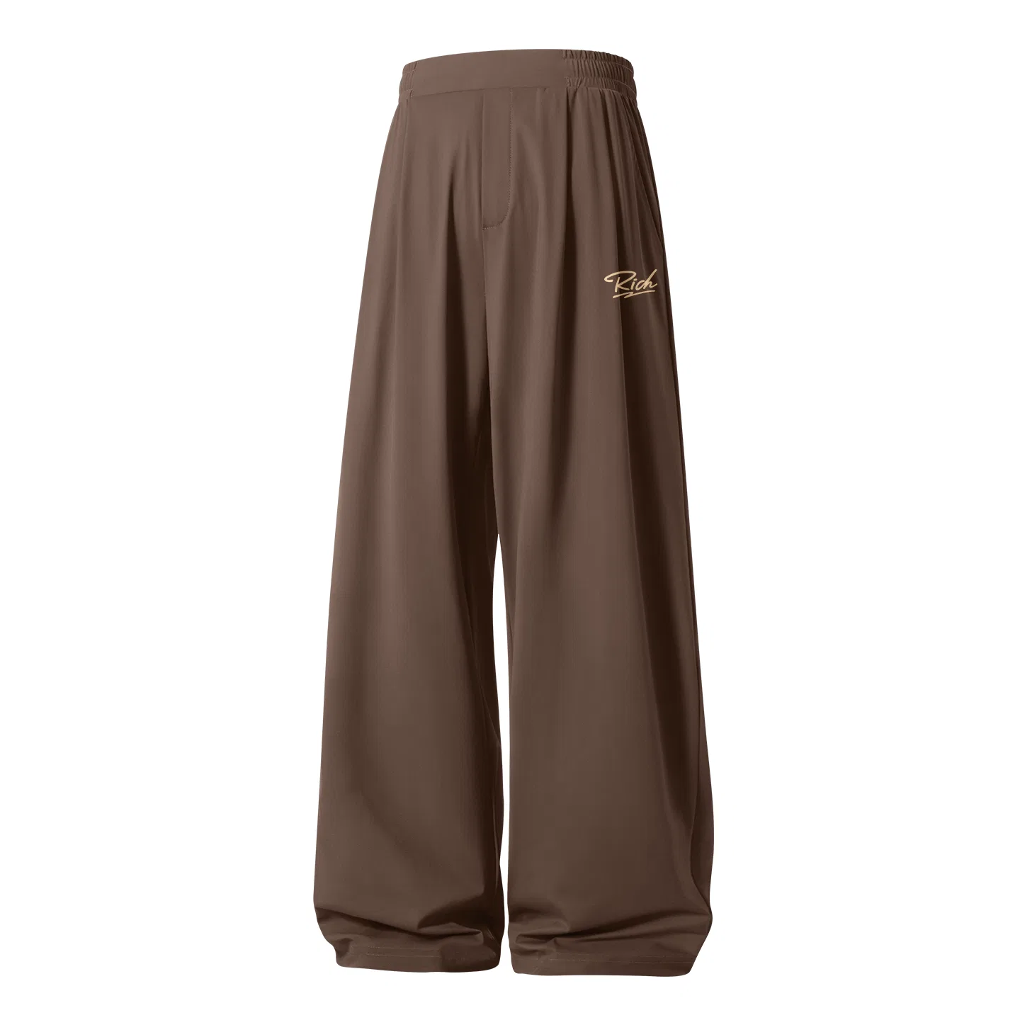 Детские брюки прямого кроя Ice Silk Drape MINISO, Coffee