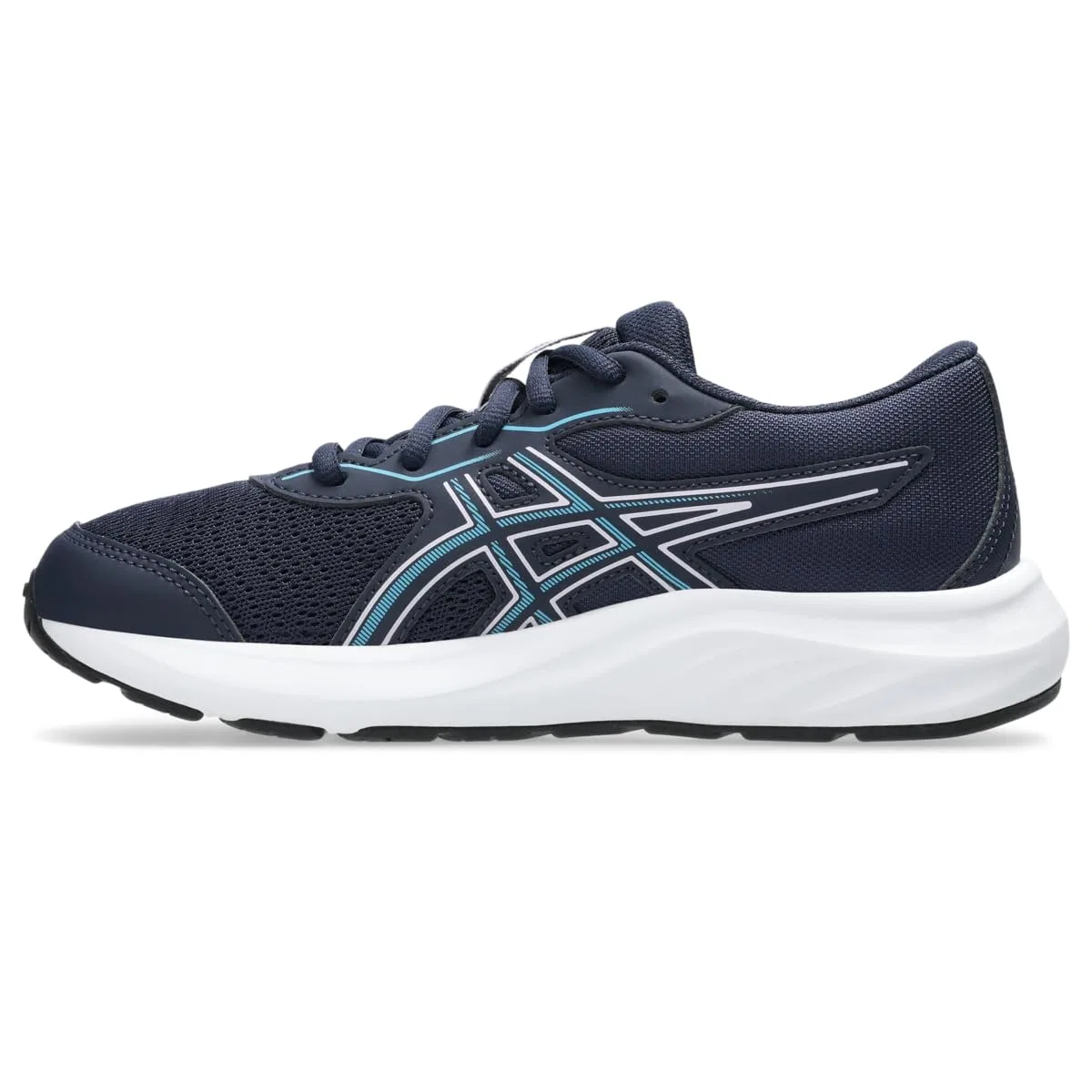 Детские кроссовки для мальчиков с принтом Contend 9 Gs ASICS, Midnight Stillwater — фото 4