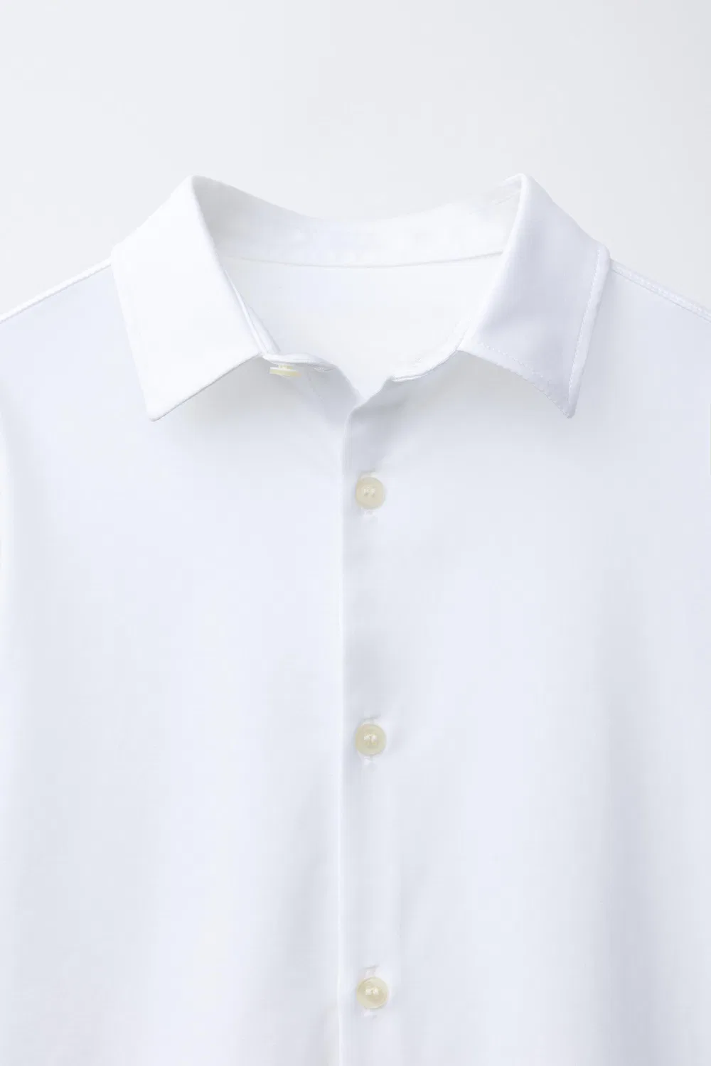СУПЕРЭЛАСТИЧНАЯ РУБАШКА ZARA, White — фото 3